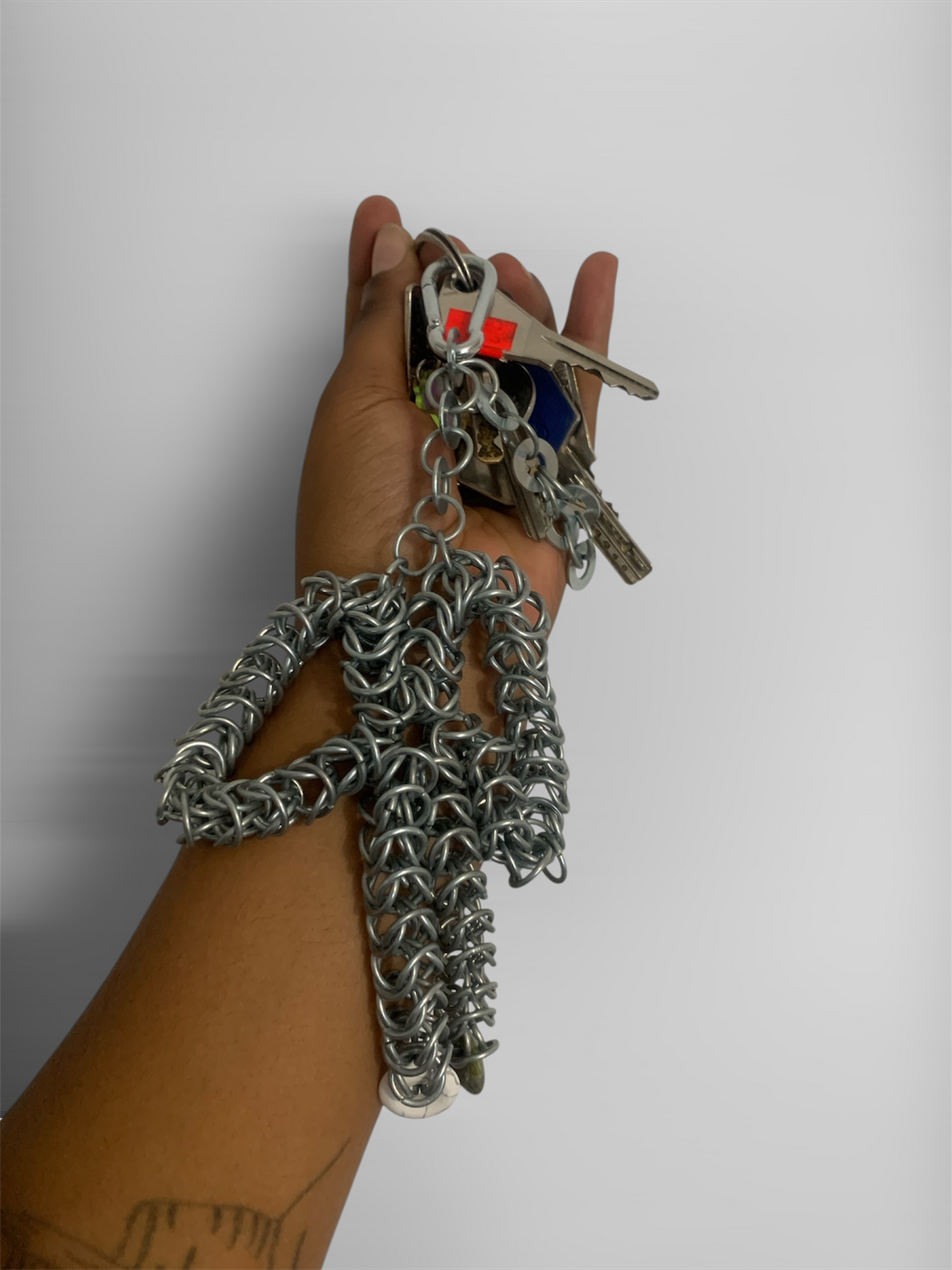 Charm bow tie : noeud papillon et chaîne byzantine