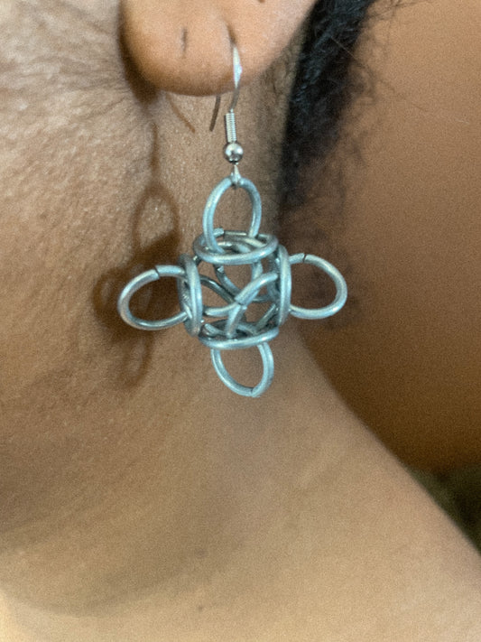 Boucles d'oreilles, Oeil - Chainmail